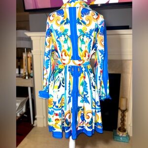 Multi-Colored Long sleeve dress